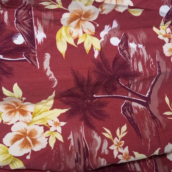 Tommy Bahama L Silk Blend Pants Floral Tropical Wide Leg Elastic Drawstring - Picture 11 of 14